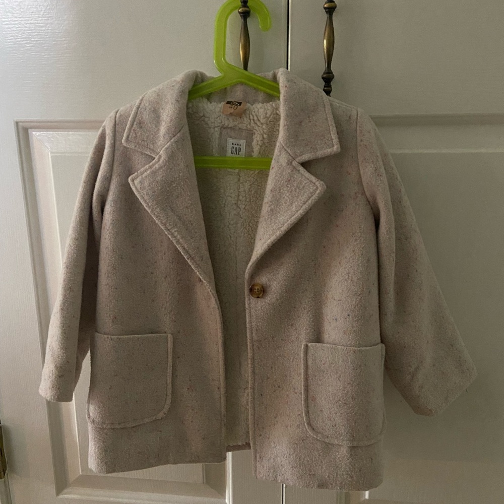Gap Toddler Speckle Sherpa-Lined Coat